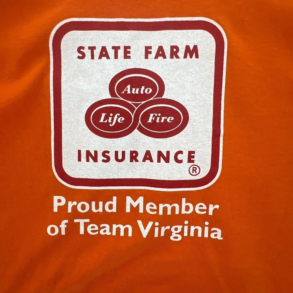 Vintage Y2k TOPPLE THE TURTLES‎ VA vs MD T Shirt Men's XL Orange Delta READ